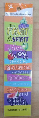 Bookmark Fruit of the Spirit Gal 5:22 10 pack