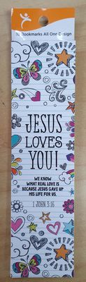 Bookmark Jesus Loves You 10 pack