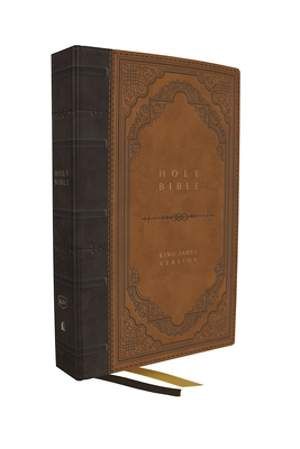 KJV Bible Giant Print Thinline Vintage Brown