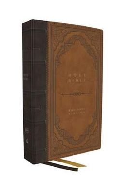 KJV Bible Giant Print Thinline Vintage Brown