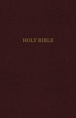KJV Reference Bible Personal Size Giant Print Burgundy I/Leather