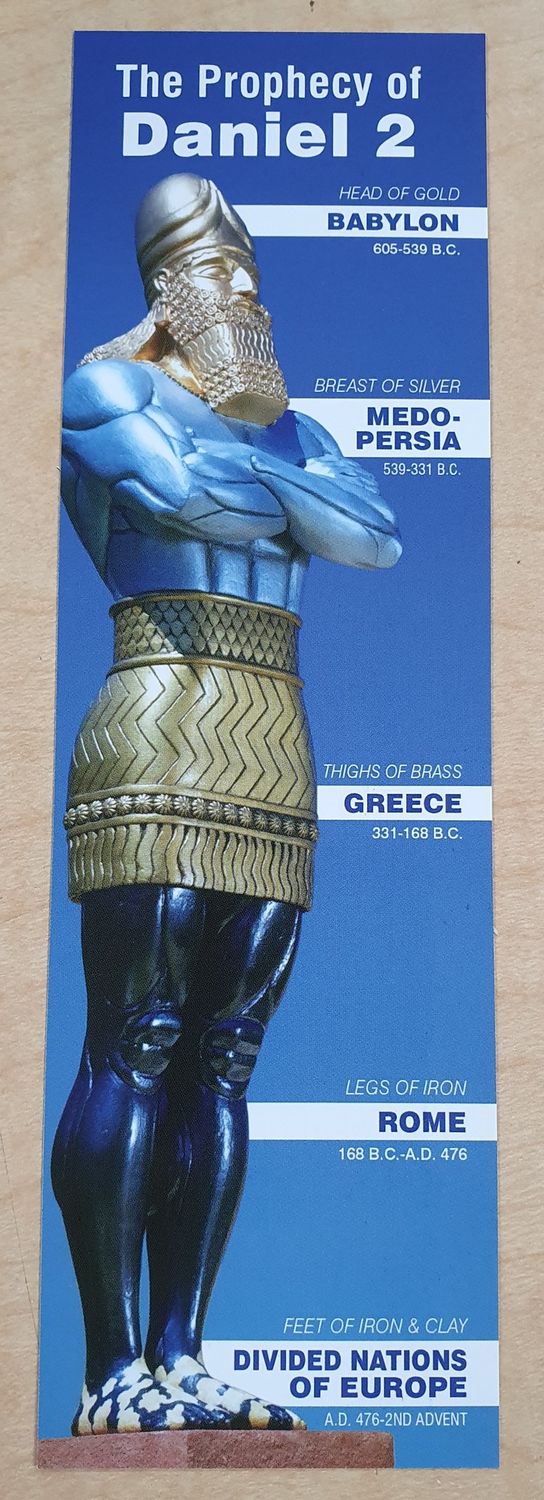 Daniel 2 Statue Bookmark single