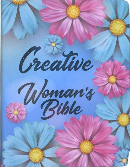 NKJV Creative Woman&#39;s Bible (Blue)