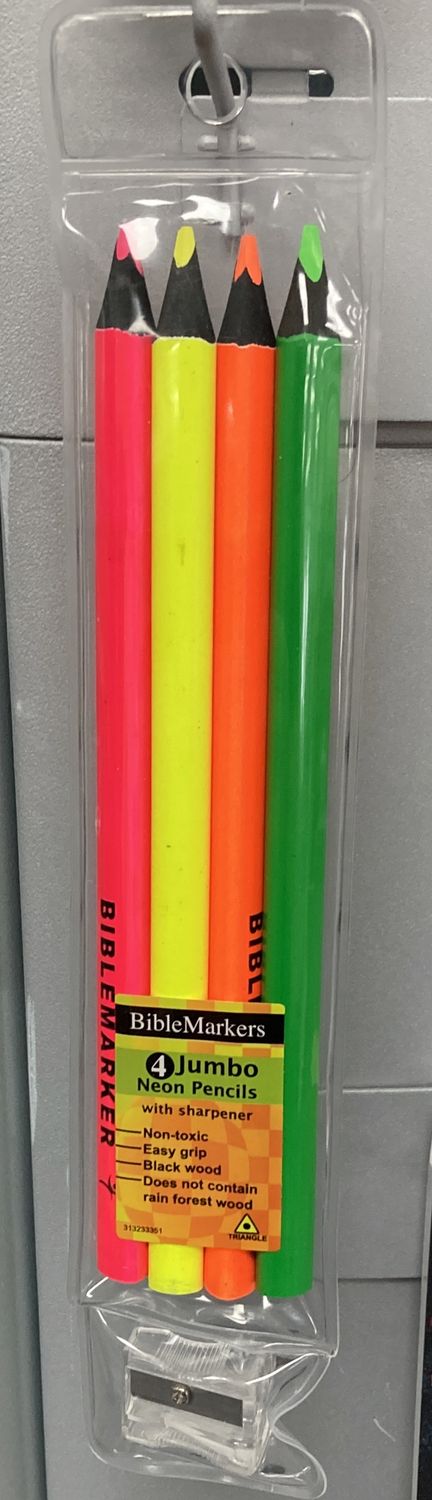 Pencil Bible Markers Highlighter Jumbo set x4