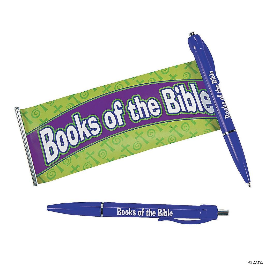 Books of The Bible Scroll Pen (Single)