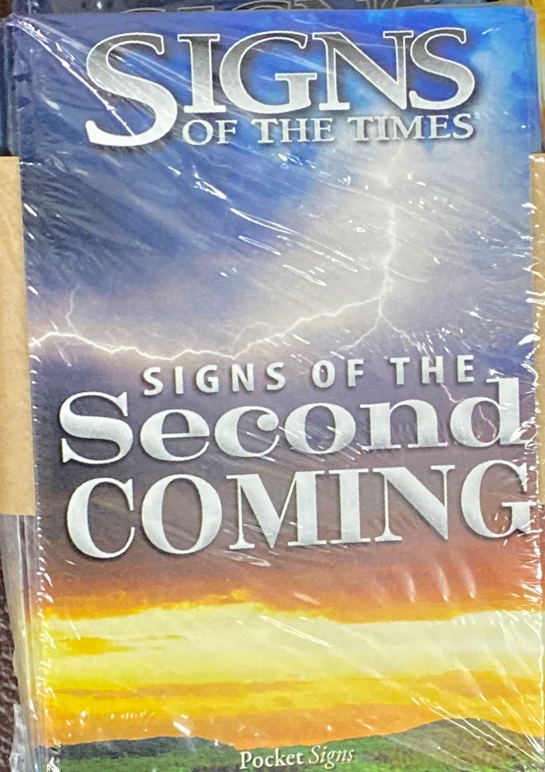 Signs Pock x 100 Signs of Second Coming (Tract)