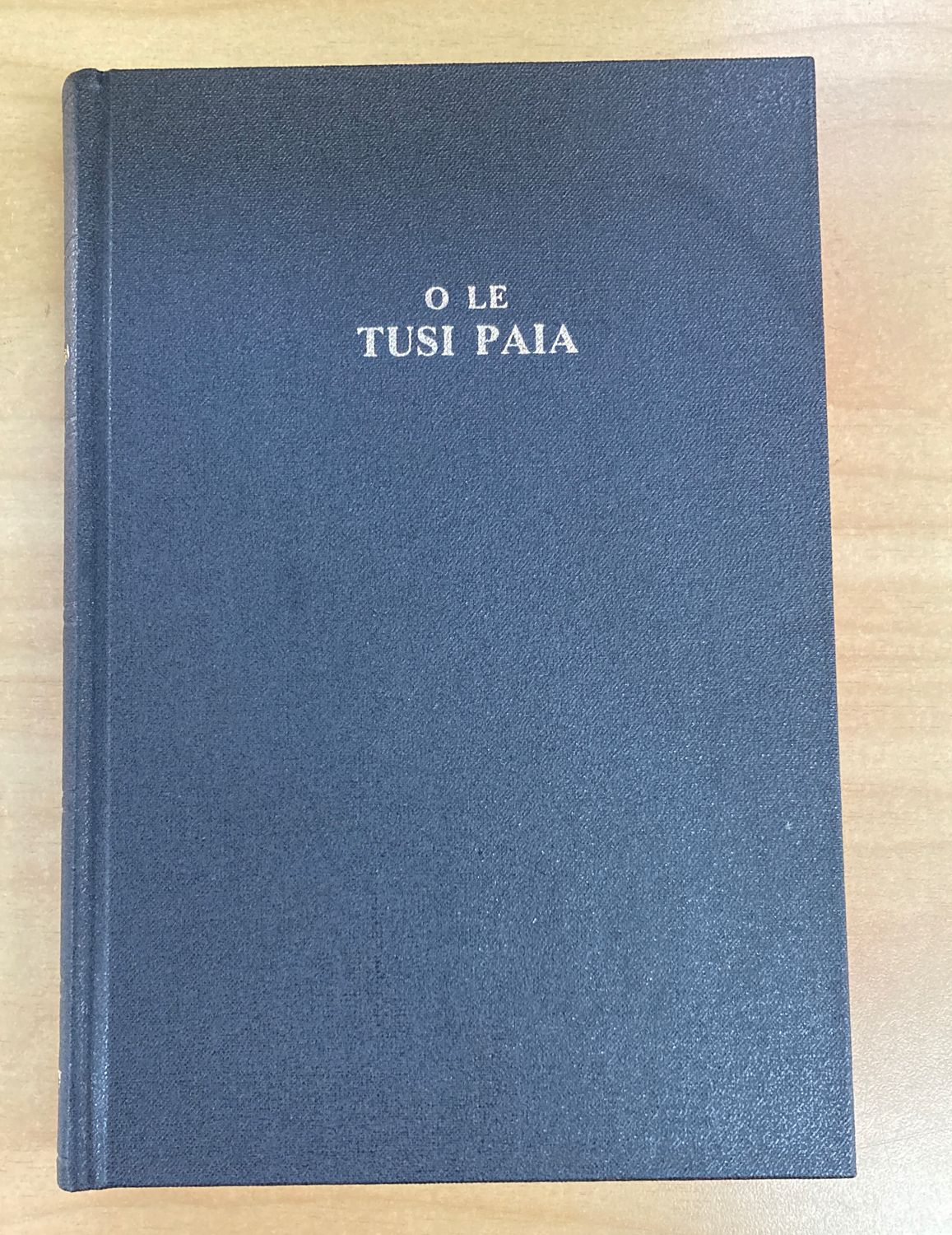 Samoan Bible 1887 OLD 053 Hard Cover Black