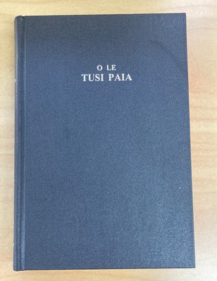 Samoan Bible 1887 OLD 053 Hard Cover Black