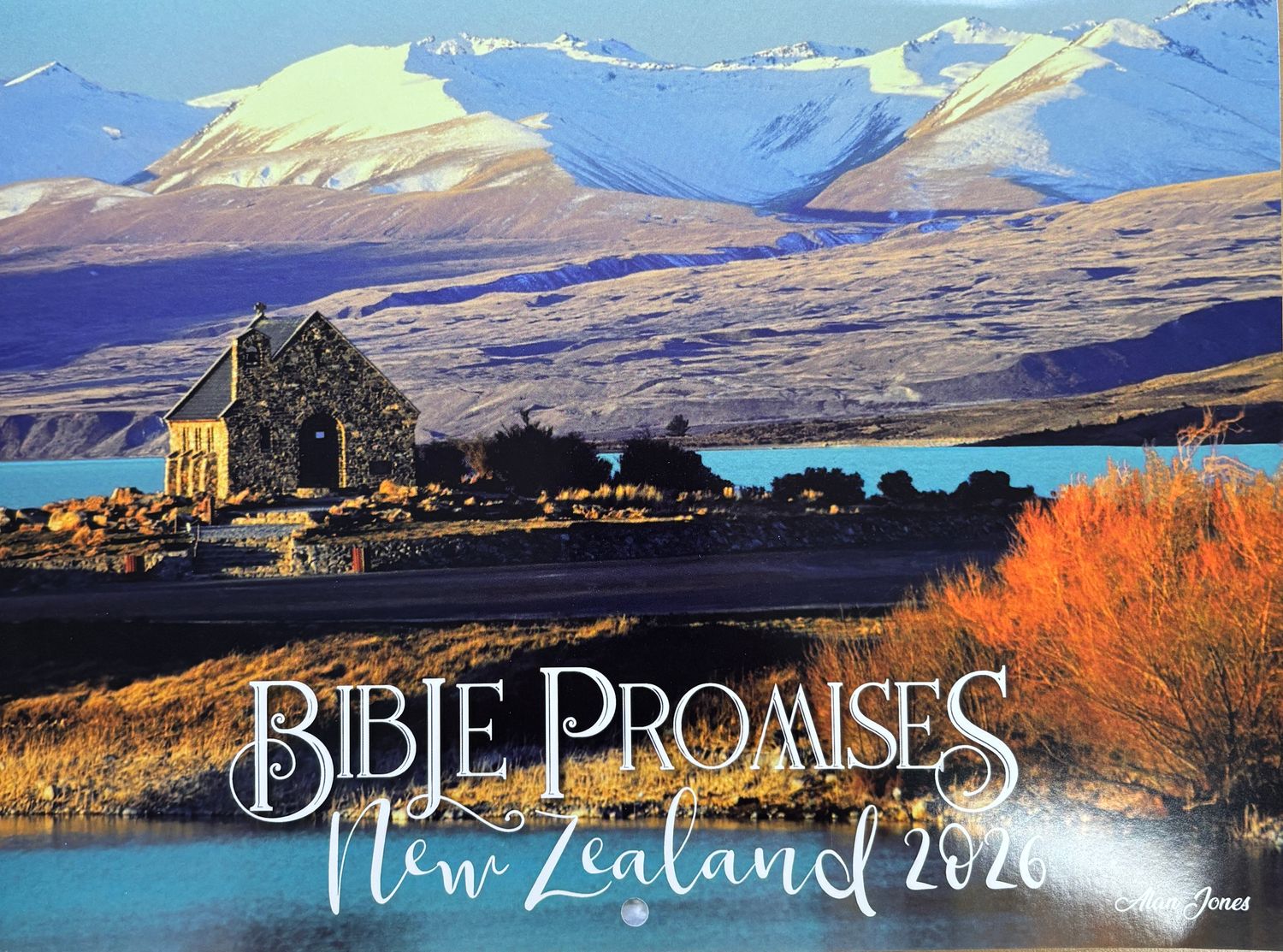 2026 Bible Promises Calendar - Month per A4 Page
