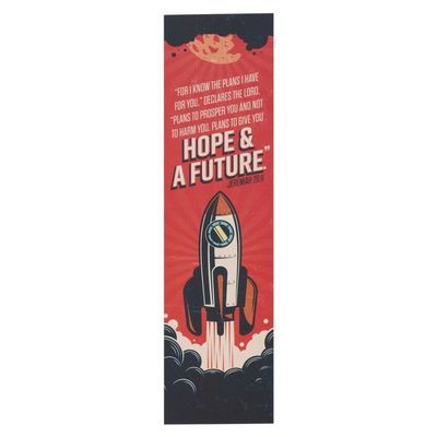 Bookmark  For I Know The Plans Red Rocket (10 Pack)