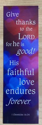Bookmark - Give Thanks to the Lord. (Singles)