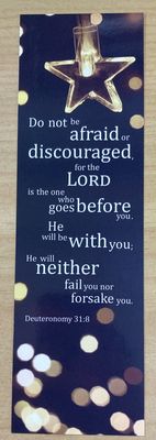 Bookmark - Do Not Be Afraid Or Discouraged. (Singles)