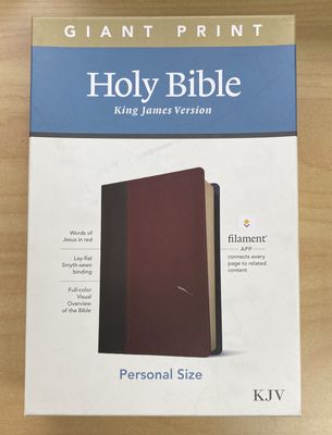 KJV Giant Print Personal Size Filament Brown I/L