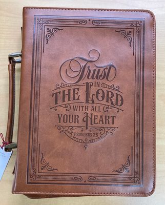 Bible Case XL Trust in the Lord Brown