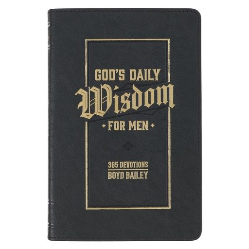God's Daily Wisdom For Men Brown Devotional