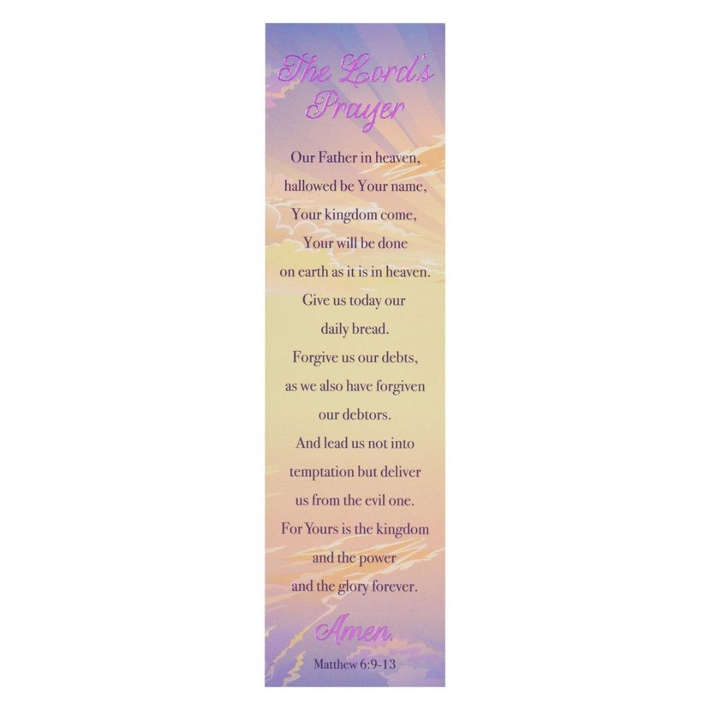Bookmark Lord's Prayer Matthew 6:9-13 (10 Pack)