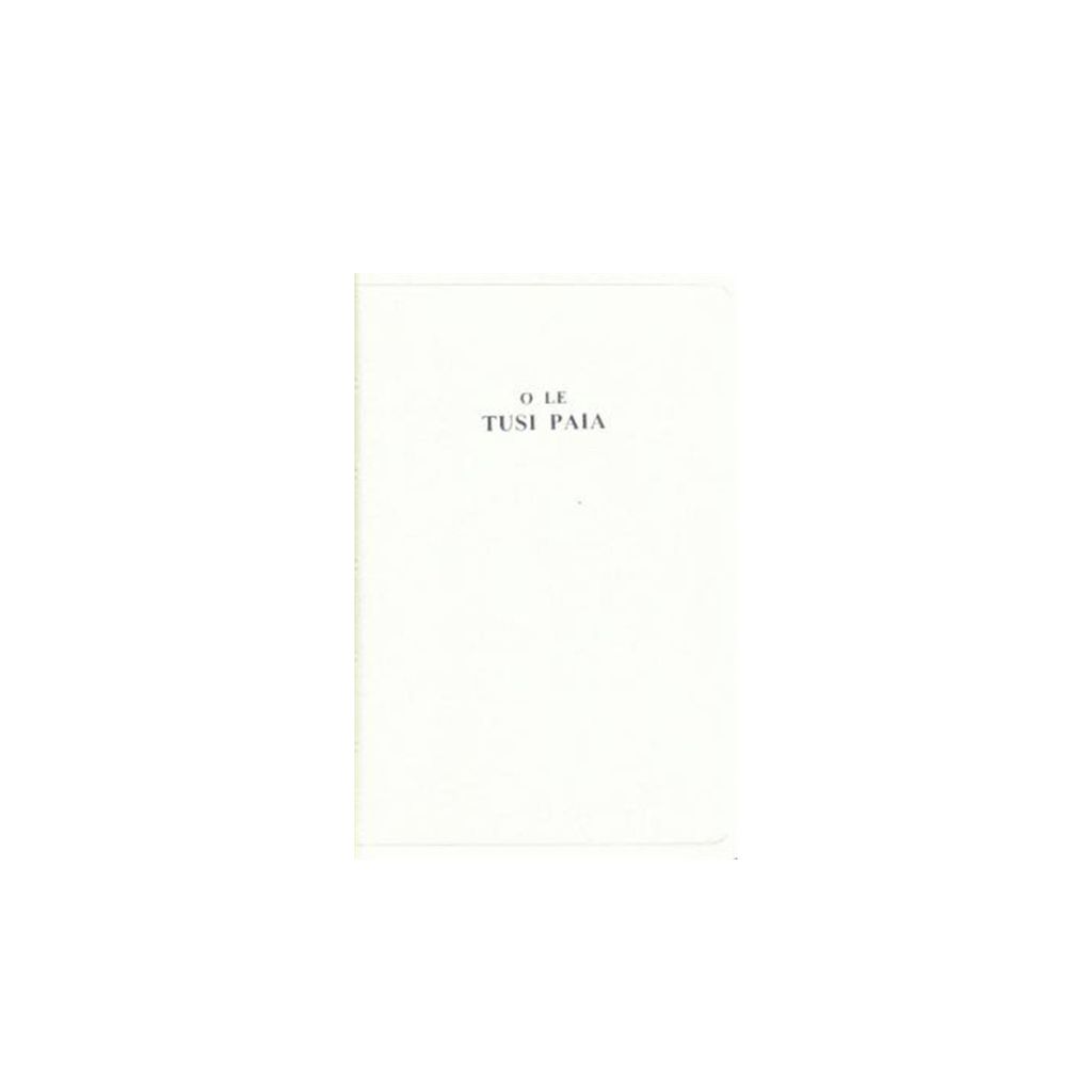Samoan Bible 1887 Old Imitation Leather White