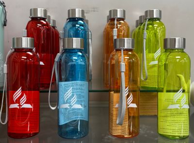 Water Bottle SDA Logo Red
