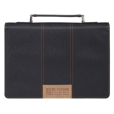 Bible Cover, Large, Be Strong in the Lord (Ephesians 6:10)