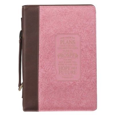 Bible Cover, Medium, For I Know the Plans (Jeremiah 29:11)