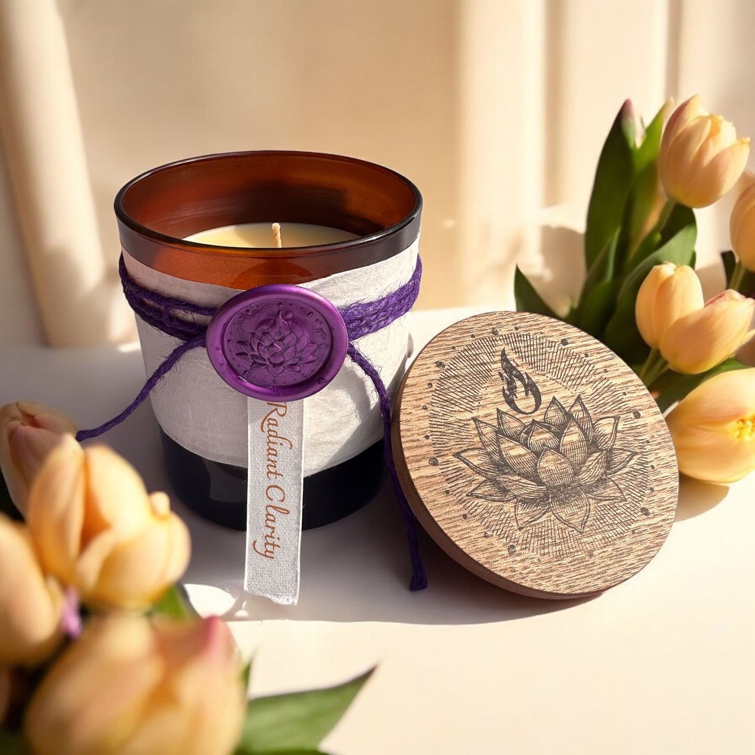 Radiant Clarity - Citrine Focus and Intention Candle