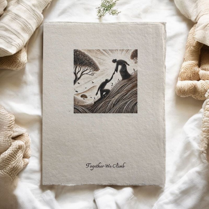 Together We Climb - Greeting Card
