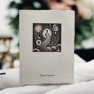 Devine Feminine- Greeting Card