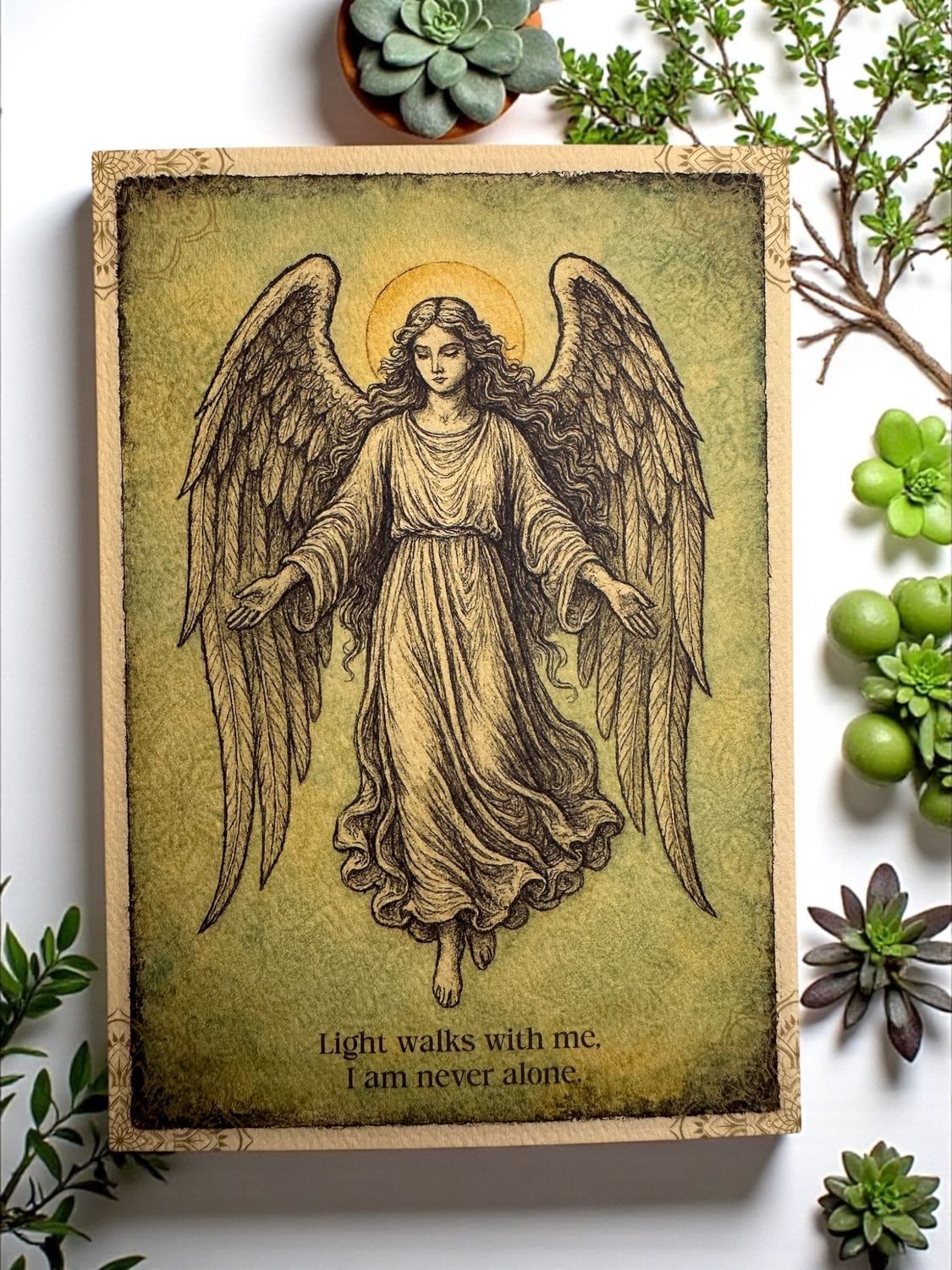 Light walks with me, I am never alone