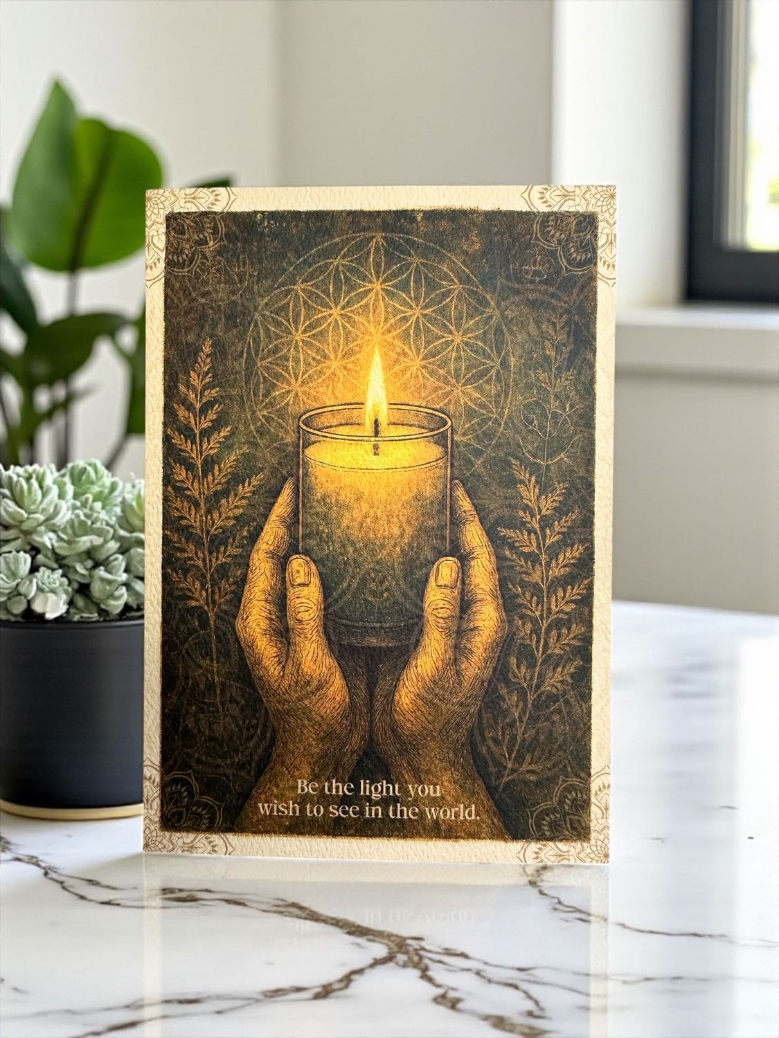Be the light you wish to see in the world