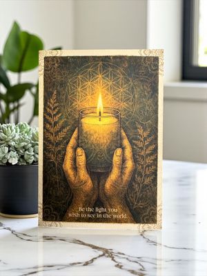 Be the light you wish to see in the world