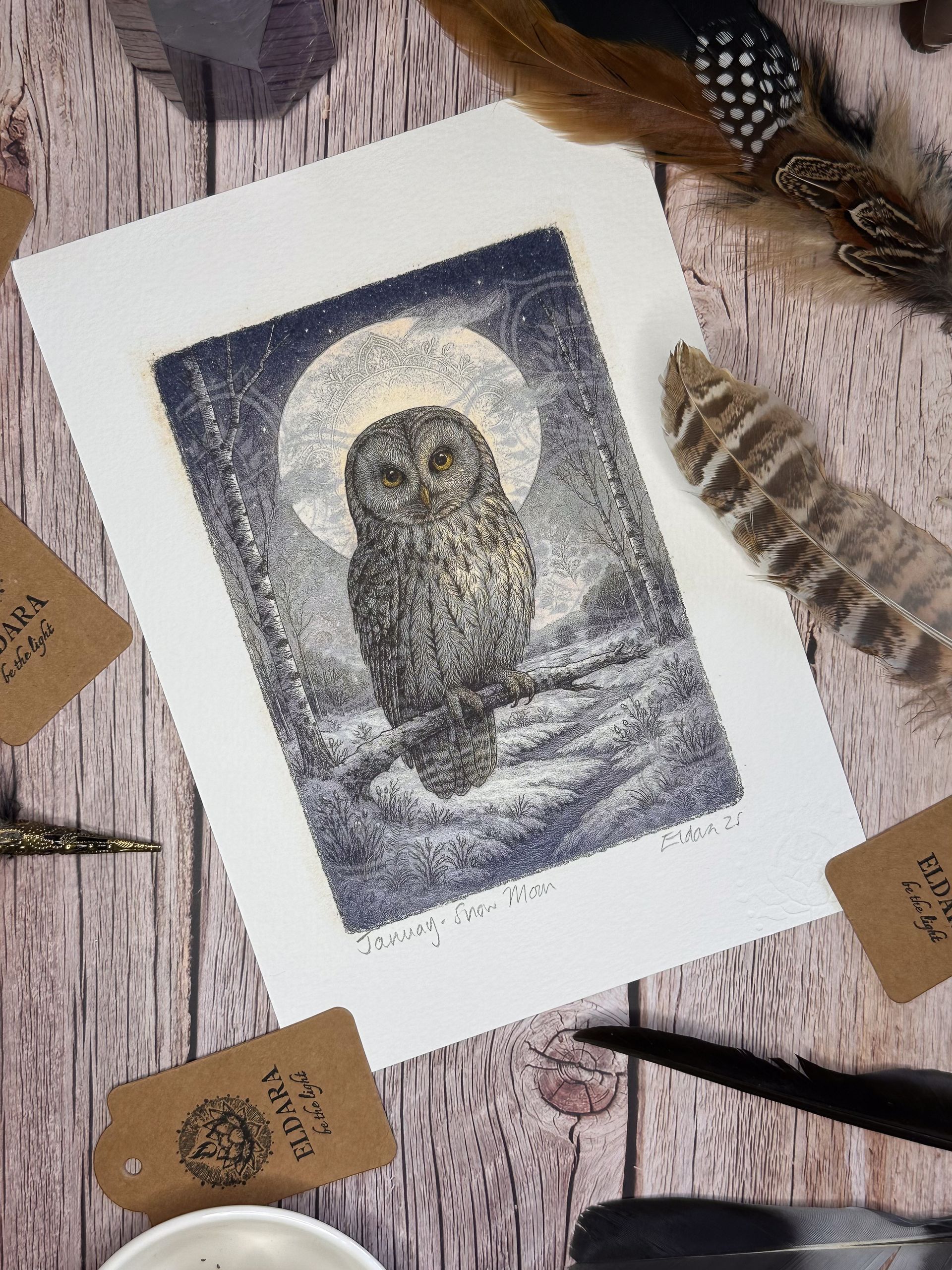 January - Snow Moon (To The Moon and Back Collection)