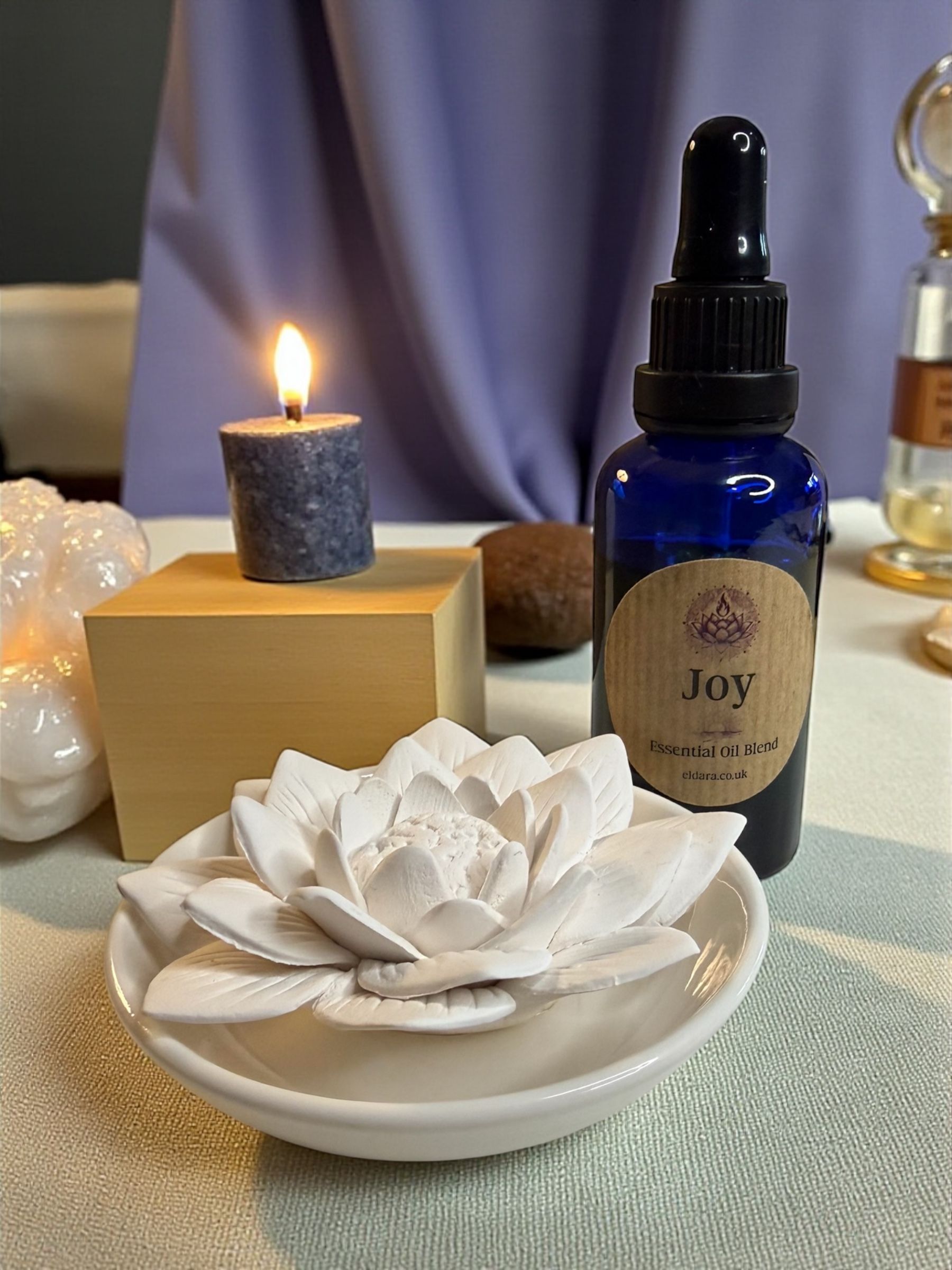 Lotus Flower Diffuser - Joy Essential Oil Blend