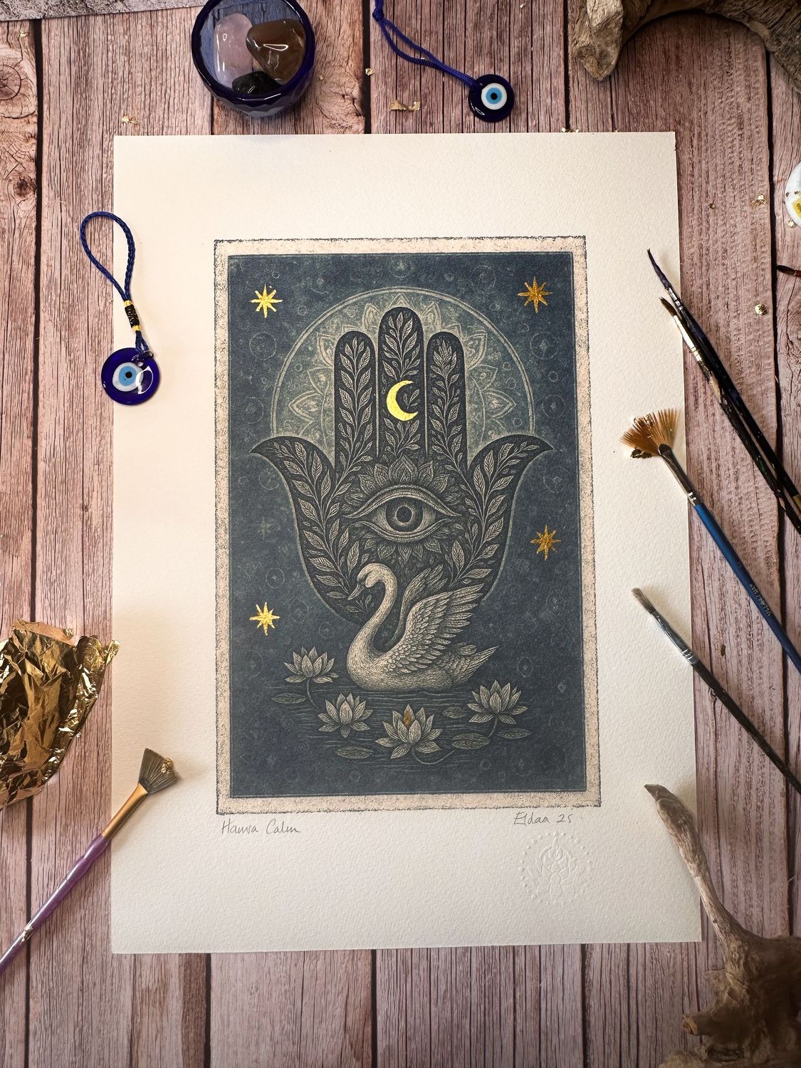 The Calming Hamsa