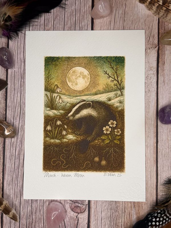 March - Worm Moon (To The Moon and Back Collection)