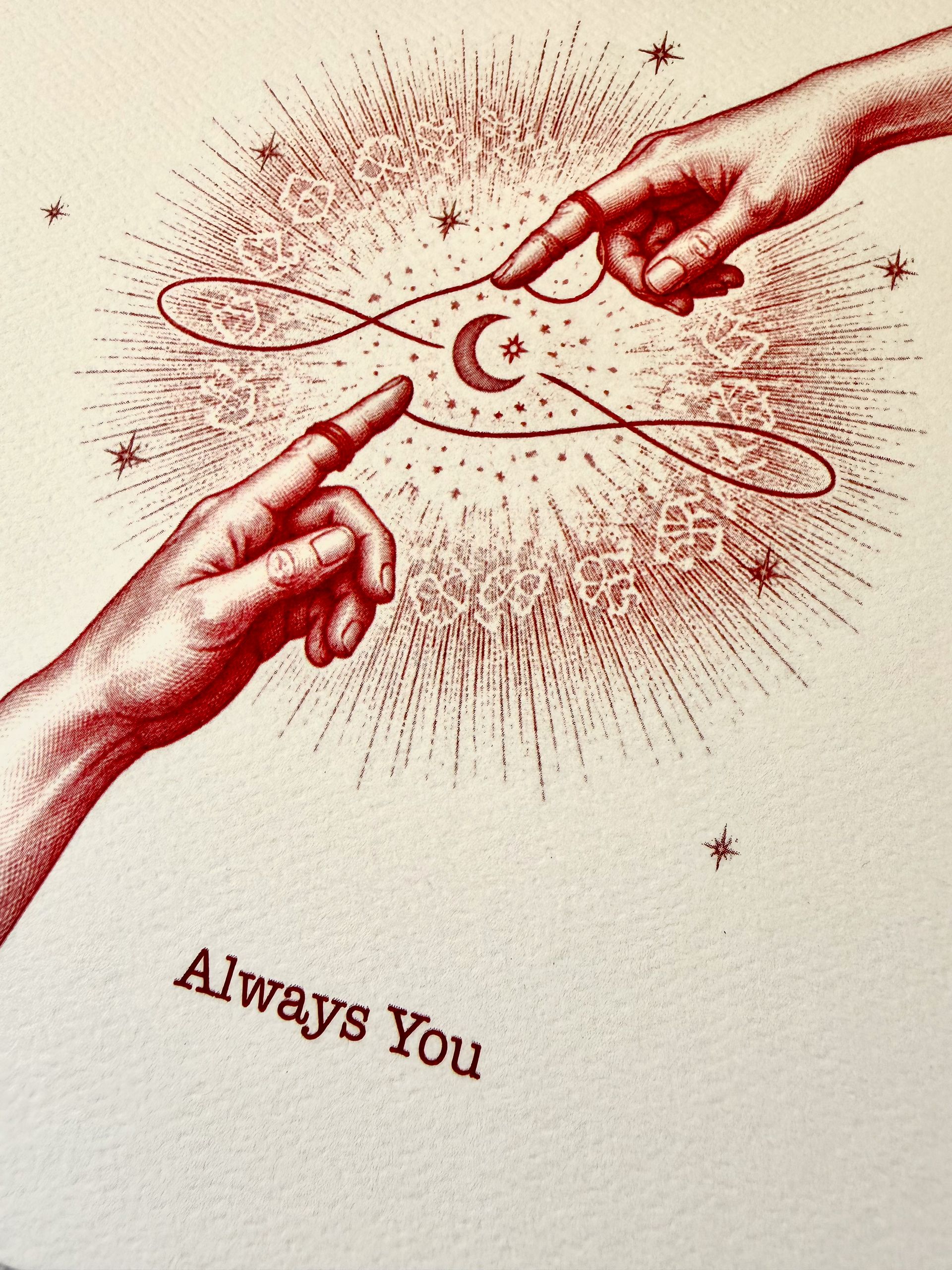 For Love, Always You - Greeting Card