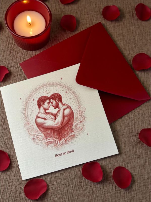 For Love, Soul to Soul (C) - Greeting Card For Love, Soul to Soul (C) - Greeting Card