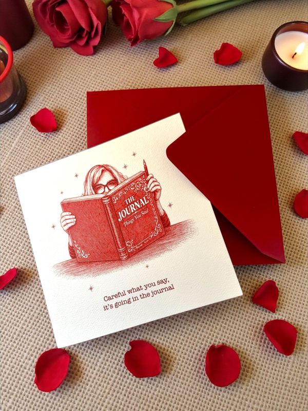 For Love, The Journal - Greeting Card For Love, The Journal - Greeting Card