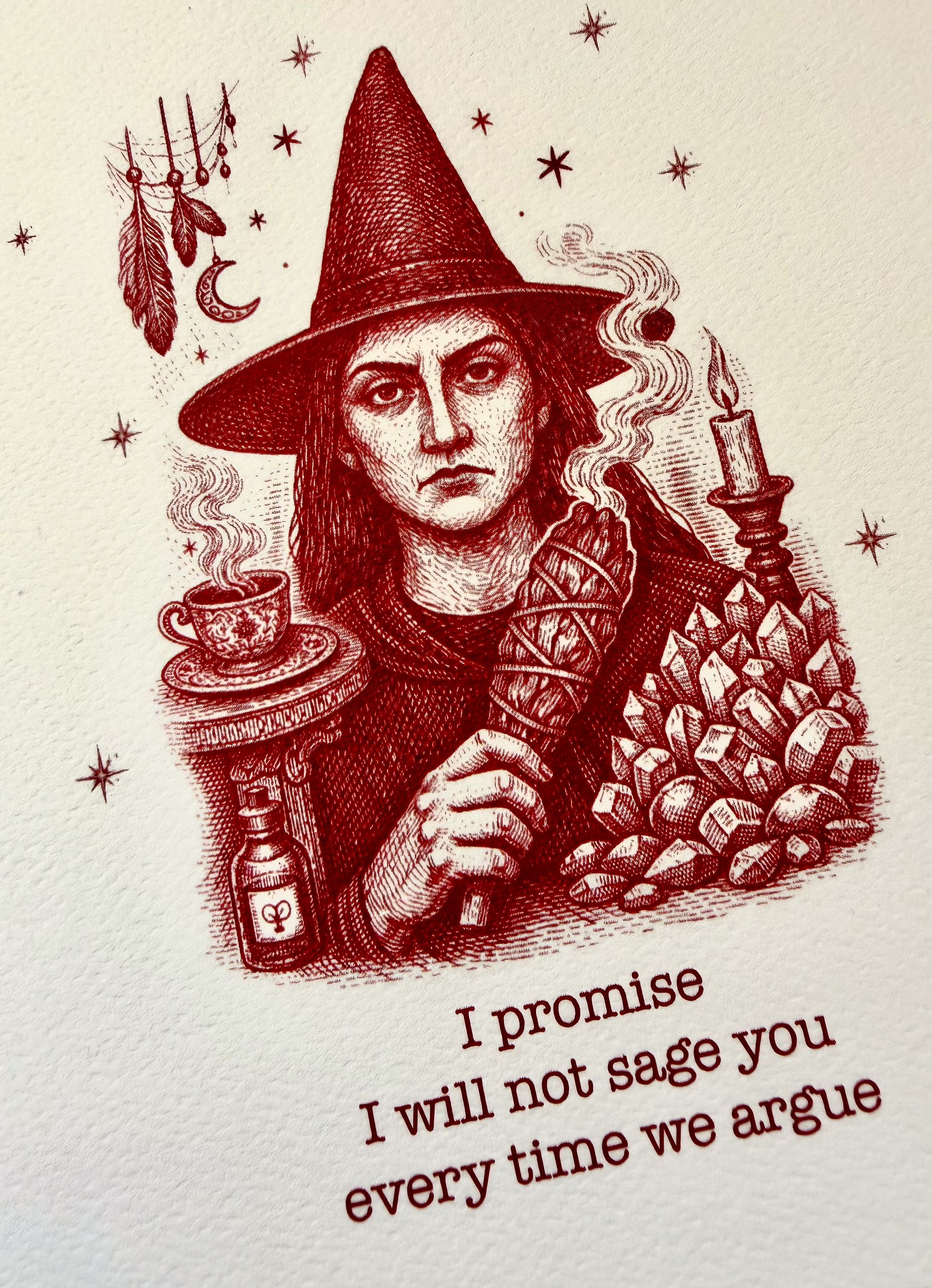 For Love,  I Promise - Greeting Card