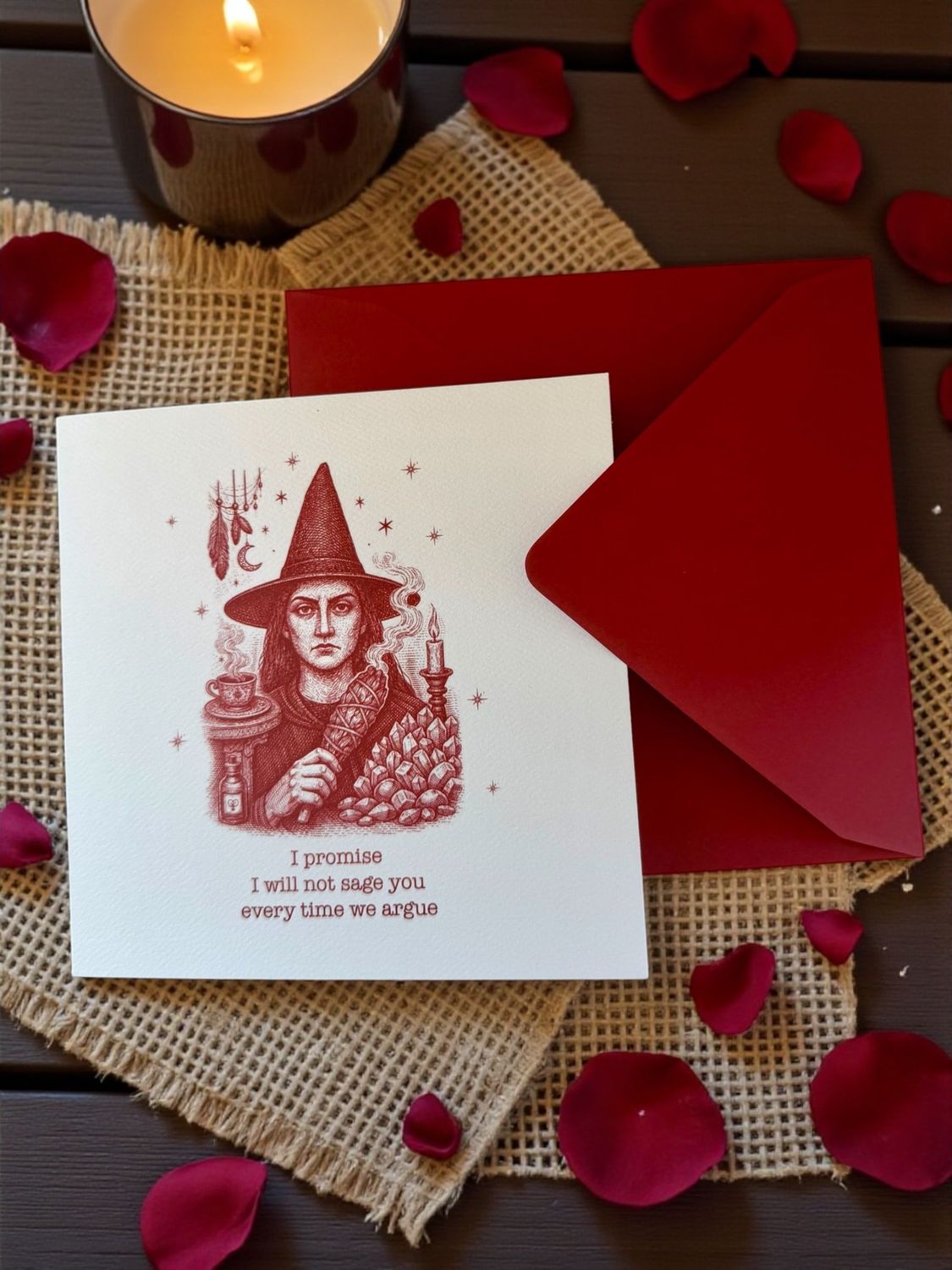 For Love,  I Promise - Greeting Card