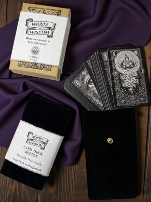 Card Deck Keeper - Faux Suede