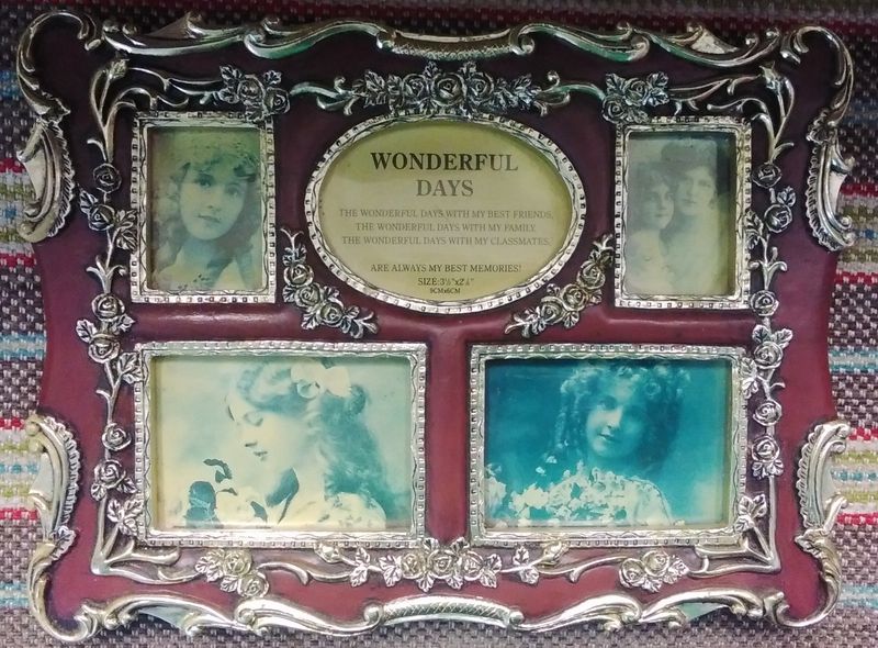 Victoriana vintage multi photo frame