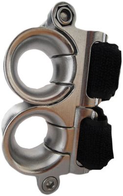 Double fairlead - For 25 mm dia stanchion - With webbing Double fairlead - For 25 mm dia stanchion - With webbing