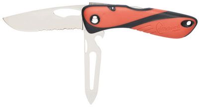 Offshore knife - Serrated blade - Shackler / Spike - Orange Offshore knife - Serrated blade - Shackler / Spike - Orange