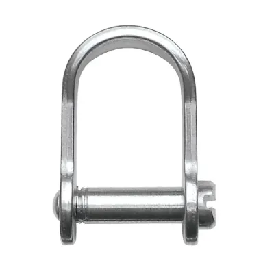 Stainless Steel D Shackle, 5/32" Coined Pin Stainless Steel D Shackle, 5/32" Coined Pin