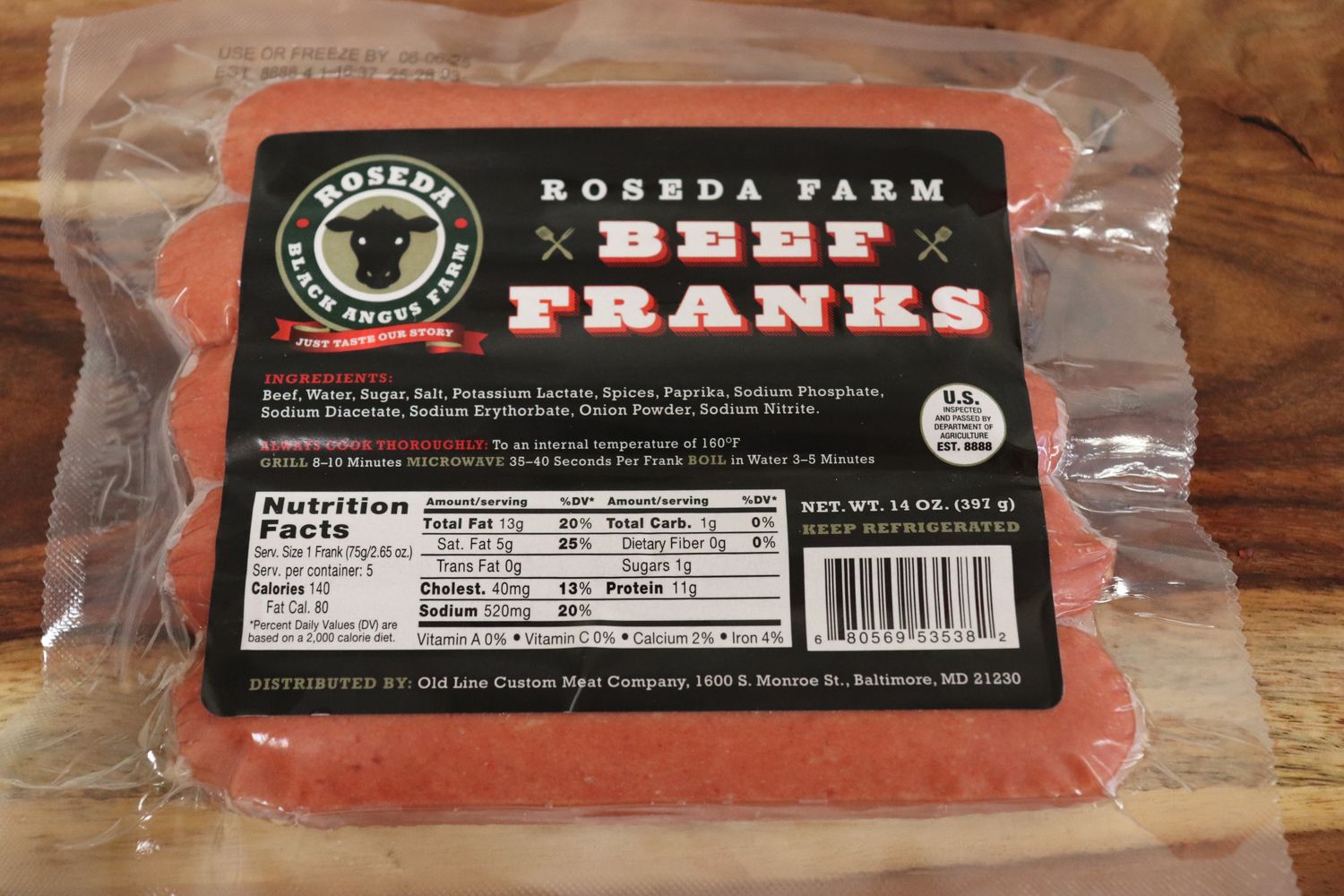 Roseda Beef Franks