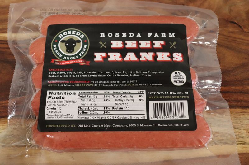 Roseda Beef Franks