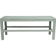 Blue Wash Bench 78cm