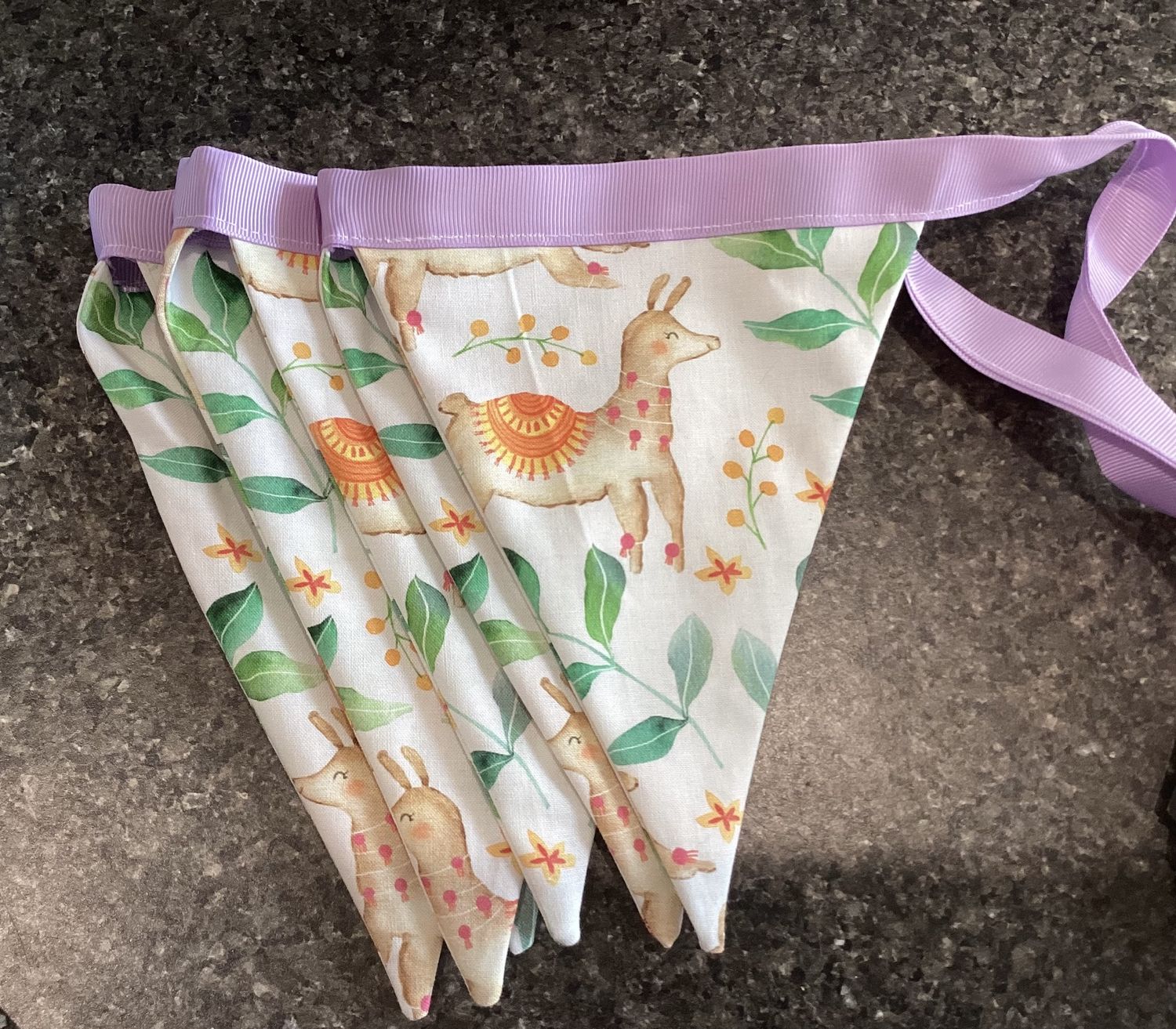 Handmade Bunting, Style: Llama