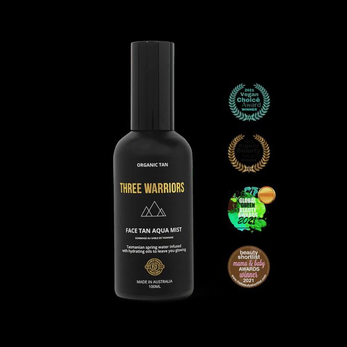 Three Warriors - Face Tan Aqua Mist