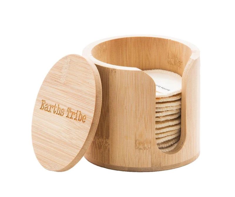 Earths Tribe - Bamboo Makeup Round Holder